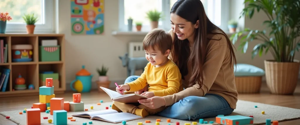 Мама та малюк вчаться читати